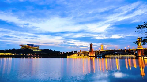 Dramatic sunset Stock Footage 32492387