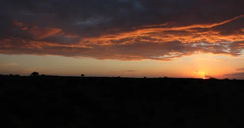 Dramatic Sunset Video stock 58169766