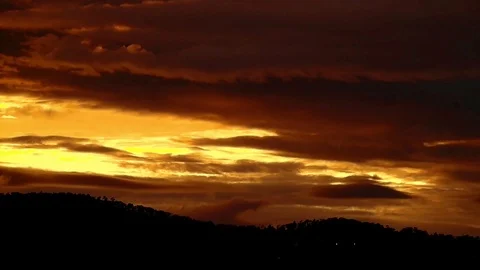 Dramatic Sunset 库存影片 89771737