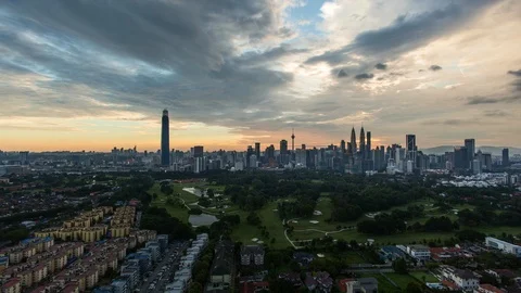 Dramatic Sunset Stock Footage 121865055