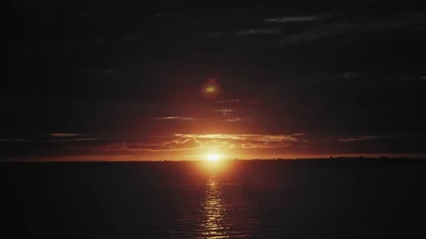 Dramatic Sunset Stock Footage 196741302