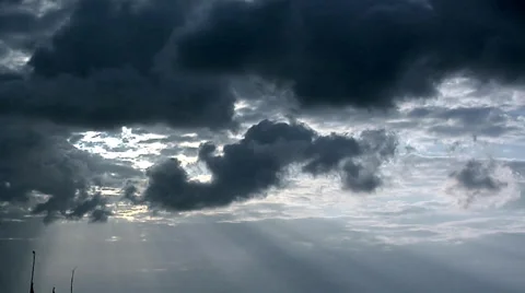 Dramatic Sunset Koh Samui Stock Footage 38609737