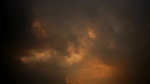 Dramatic Sunset, light ray flare Sunbeams, Clouds, Sky, in Time-Lapse. Stock Footage 205513494