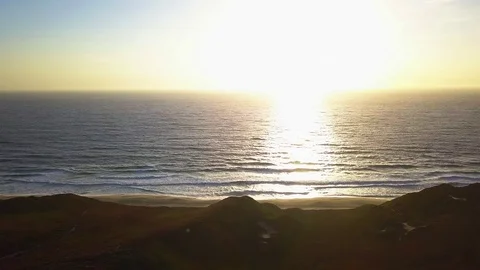 Dramatic Sunset Over Beautiful Beach [4k] Stock Footage 106311073