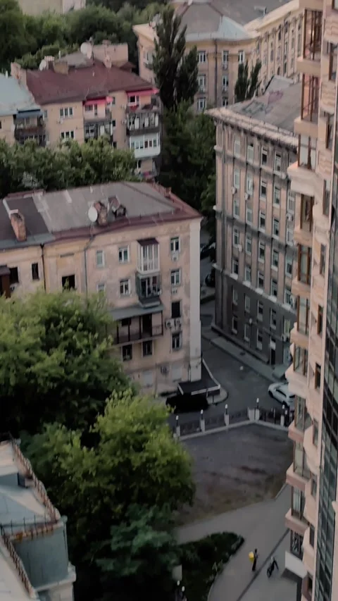 Dramatic Sunset Over City Skyline with Modern and Historic Architecture, Ky.. Stock Footage 301516431