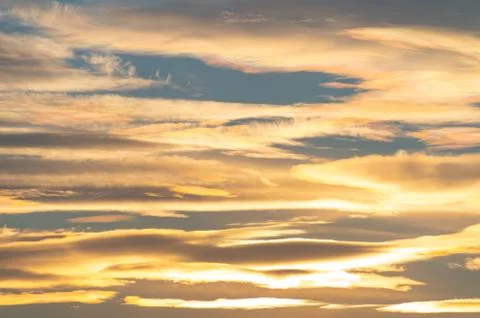 Dramatic sunset over the grief. Sky Stock Photos