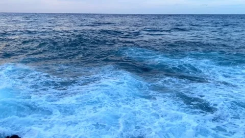 Dramatic Sunset Over Havana's Malecon with Crashing Waves Stock Footage 291113249