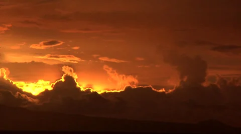 Dramatic Sunset over Manila Bay Philippines Stock Footage 38604355