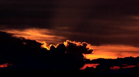 Dramatic Sunset over Manila Bay Philippines Video stock 38604843