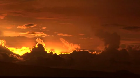 Dramatic Sunset over Manila Bay Philippines Video stock 327888116