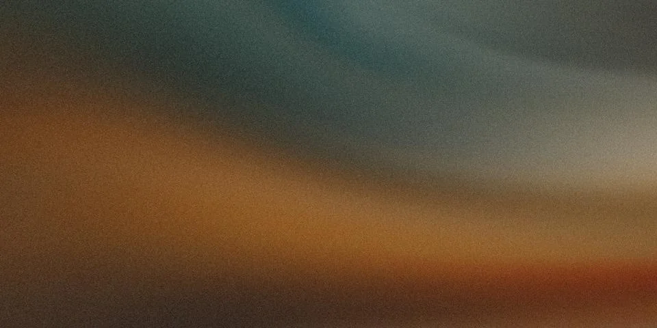 Dramatic sunset over open field Stock Illustration