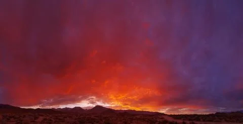 Dramatic sunset Stock Photos