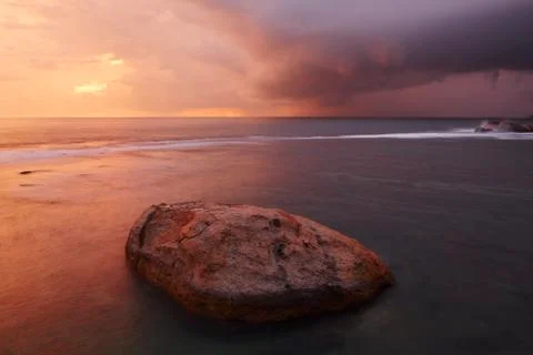 Dramatic sunset Stock-Fotos