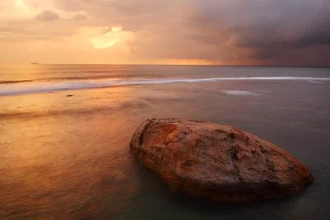 Dramatic sunset Stock-Fotos