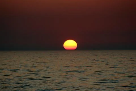 A dramatic sunset Stock Photos