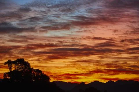 Dramatic Sunset Stock Photos