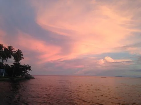 Dramatic sunset Stock Photos