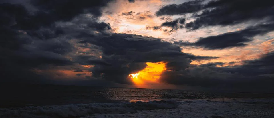 Dramatic Sunset Stock Photos