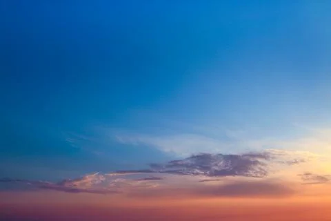 Dramatic sunset skies, cloudscape of rich color twilight sky. Sunset cloud .. Stock Photos