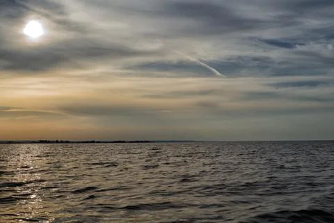 Dramatic sunset sky Stock Photos