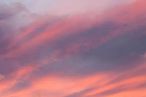 Dramatic sunset sky Foto stock