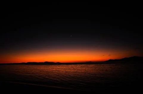 Dramatic sunset sky Stock Photos