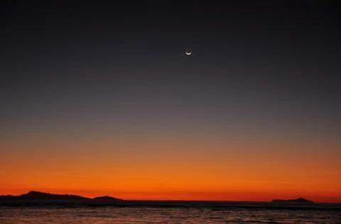 Dramatic sunset sky Stock Photos