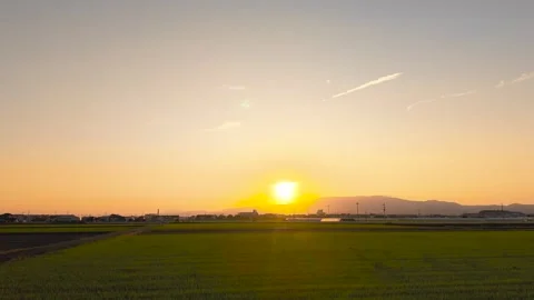 Dramatic Sunset Sky Timelapse in Evening Light Stock Footage 336388310