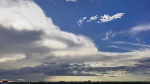 Dramatic Sunset, Sunbeams, Clouds, Sky, Timelapse Video. Video stock 321571533