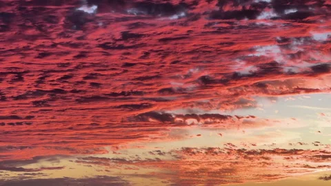 Dramatic Sunset, Sunbeams, Clouds, Sky, Timelapse Video. Stock Footage 321571752