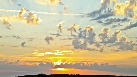 Dramatic Sunset (Time lapse) Vídeos de archivo 8974351