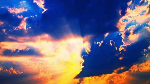 Dramatic sunset time-lapse 스톡 동영상 27389276