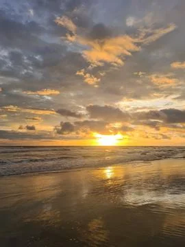 Dramatic sunset twilight Foto stock