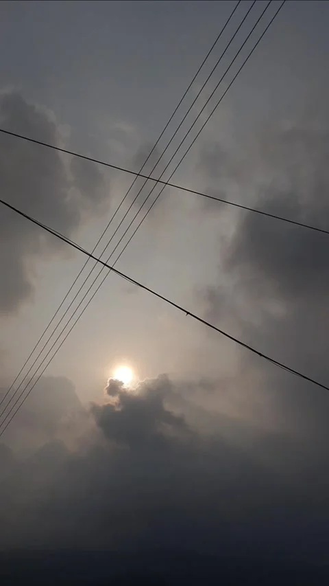  The Dramatic Symphony of a Stormy Evening Video stock 278642083