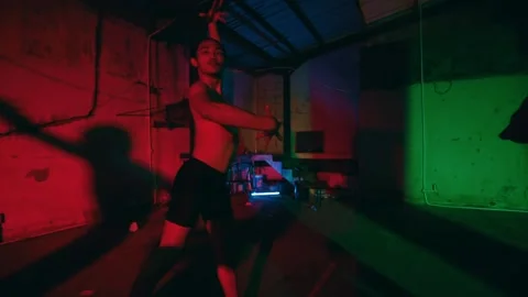 Dramatic Theatrical Posing and Movement of Dance Ensemble Stock Footage 234801865