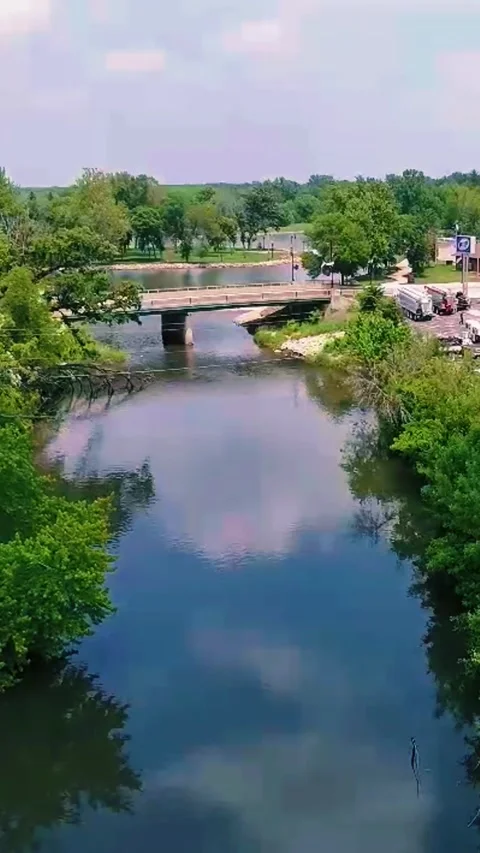Dramatic Thundering Waterfalls | Vertical 4K Nature Footage Stock Footage 311545567