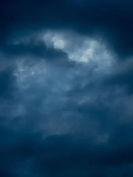 Dramatic thunderstorm sky Stock Photos