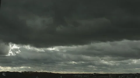 Dramatic time lapse of cumulus clouds Video stock 50023552