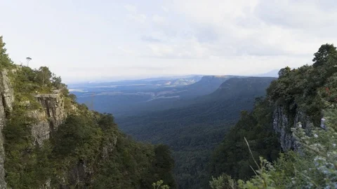 Dramatic time lapse at God's Window South Africa Stock Footage 83888242