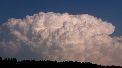 Dramatic Time Lapse Thunderstorm Clouds Stock Footage 140830461