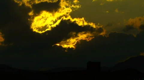 Dramatic Timelapse Clouds 스톡 동영상 584948