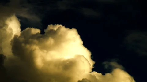 Dramatic Timelapse clouds Stock Footage 45406926