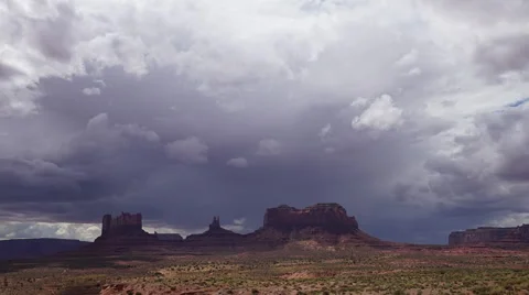 Dramatic Timelapse in Monument National Park Video stock 55649312