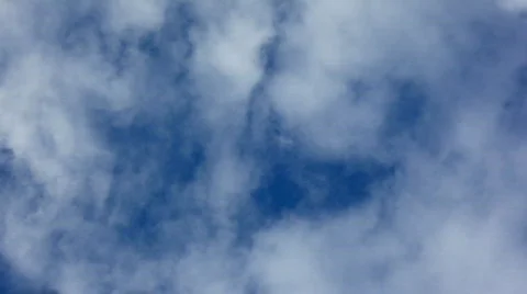 Dramatic timelapse of puffy clouds. Stock Footage 311666