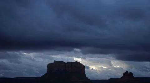 Dramatic Timelapse in Sedona Arizona Stock Footage 55648880