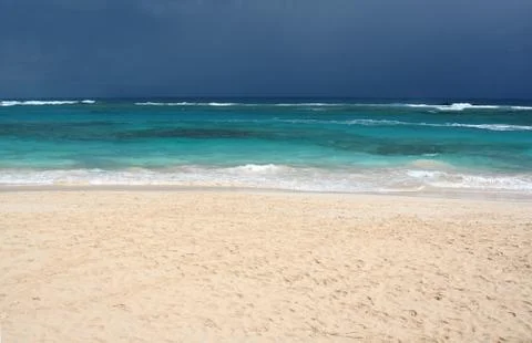 Dramatic tropical beach Stock Photos