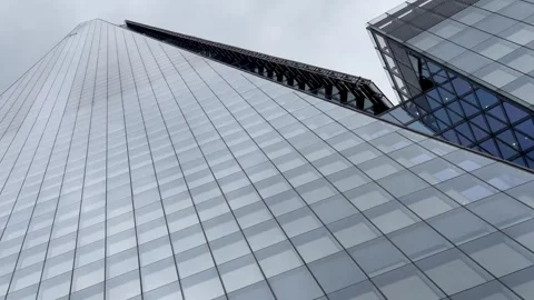 A dramatic upward view of The Shard in London 動画素材 310944917