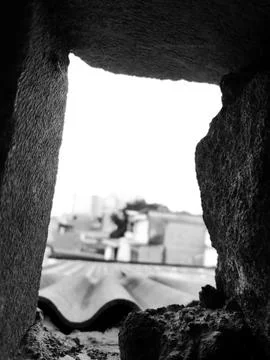 Dramatic Urban View 스톡 사진