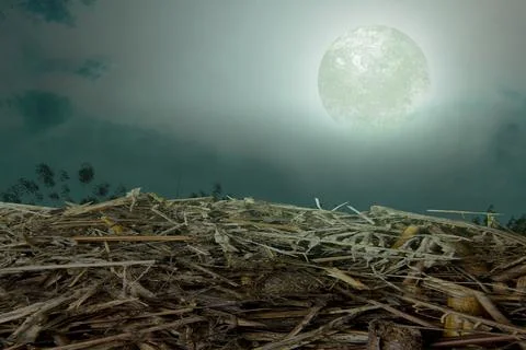 Dramatic view of the dark cloud Stock Photos