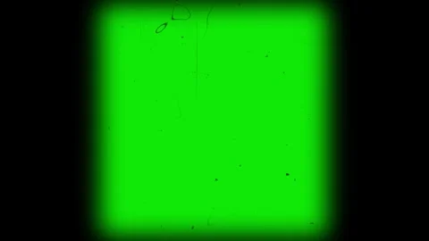 Dramatic vignette film damage green screen background. Stock Footage 334701105